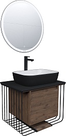 Grossman Мебель для ванной Винтаж 70 GR-4041BW веллингтон/металл черный – фотография-1